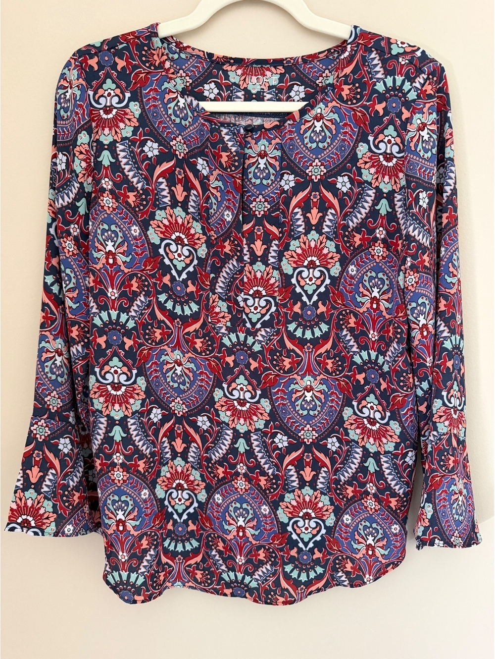 S Loft Top, Rayon, Bell Sleeves
